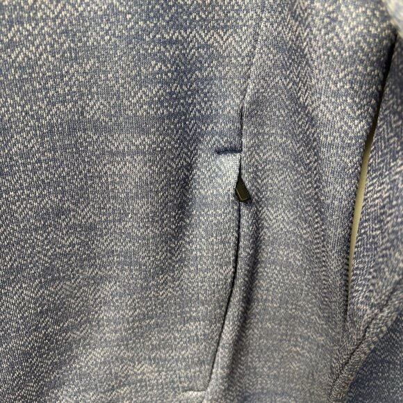 Attack Life Mens Blue Heathered V-Neck Pullover Long Sleeve Sz Large Sweatshirt - Picture 6 of 7